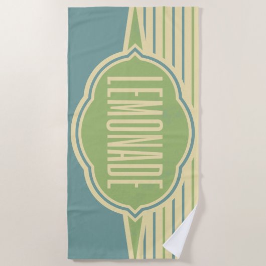 Strandtuch "Lemonade" (Vorderseite)