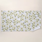 Strandtuch mit Apfel. (Vorderseite)