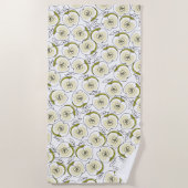 Strandtuch mit Apfel. (Vorderseite)