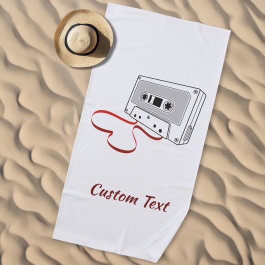 Strandtuch mit Kassette