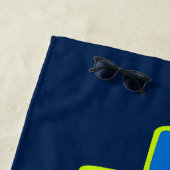 Strandtuch mit Kreuz- und Anchor (Beispiel)