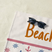 Strandtuch mit Meeresflair (Beispiel)