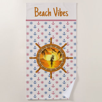 Strandtuch mit Meeresflair