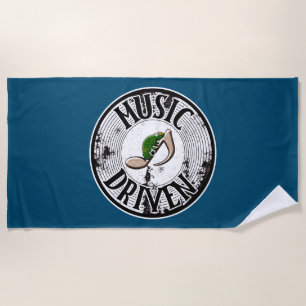 Strandtuch mit Musik