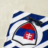 Strandtuch mit slowakischer Flagge (Beispiel)