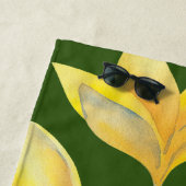 Strandtuch mit Tropenholz (Beispiel)