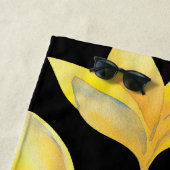 Strandtuch mit Tropenholz (Beispiel)