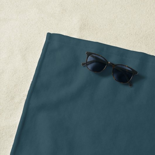 Strandtuch | Modernes einfaches Monogramm (Beispiel)