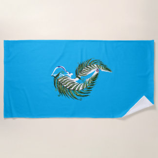 Strandtuch NZ Aotearoa Farnendesign