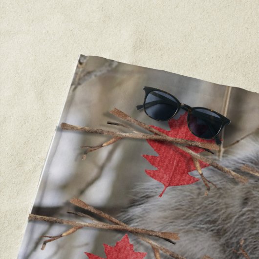 Strandtuch Opossum Natur (Beispiel)