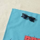 Strandtuch Periodensystem der Elemente (Beispiel)