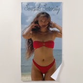 Strandtuch Seaside Serenity (Vorderseite)