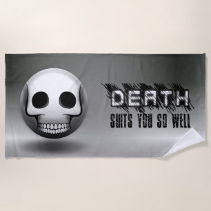 Strandtuch Skullmoji