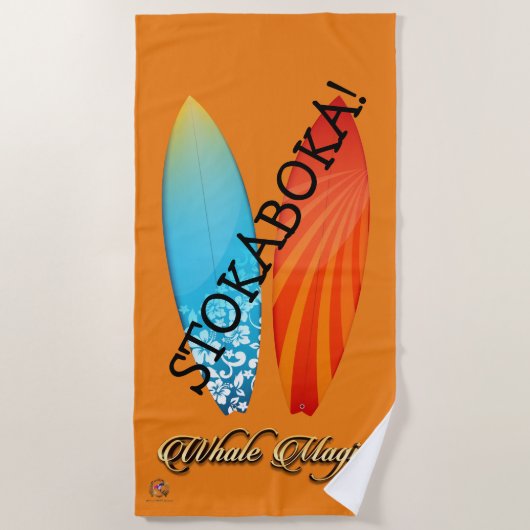 Strandtuch STOKABOKA! 2 (Surfboards) (Vorderseite)