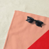 Strandtuch, Strandtuch mit Friedensdesign (Beispiel)
