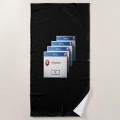 Strandtuch — Tropisches Sommerdesign 2026 (Vorderseite)