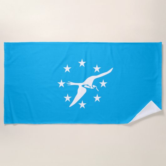 Strandtuch unter der Flagge von Corpus Christi (Vorderseite)