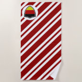 Strandtuch unter deutscher Flagge (Vorderseite)
