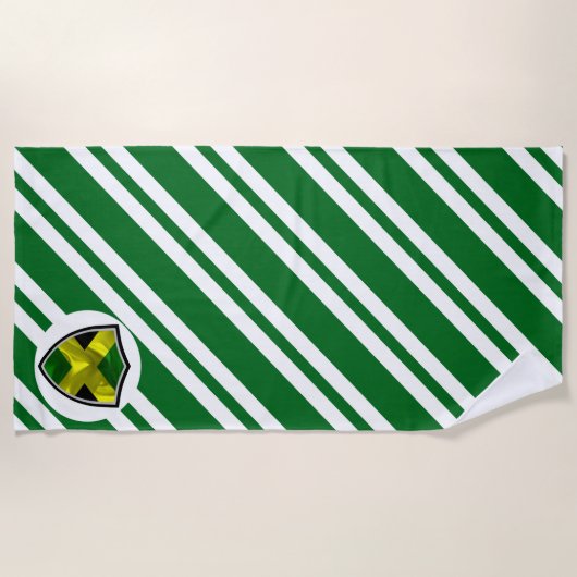 Strandtuch unter jamaikanischer Flagge (Vorderseite)