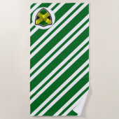 Strandtuch unter jamaikanischer Flagge (Vorderseite)