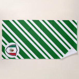 Strandtuch unter mexikanischer Flagge