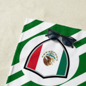 Strandtuch unter mexikanischer Flagge (Beispiel)