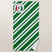 Strandtuch unter mexikanischer Flagge (Vorderseite)