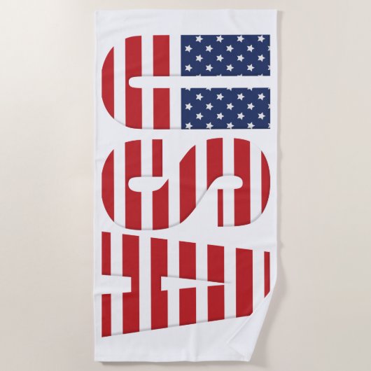 Strandtuch - USA Flag (Vorderseite)