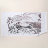 Strandtuch von White Horse (Vorderseite)