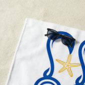 Strandtuch. Wellen mit Schildkröten Strandtuch (Beispiel)