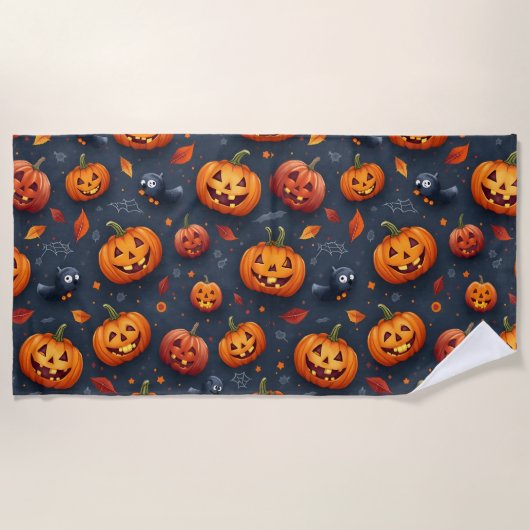 Strandtuch zu Halloween (Vorderseite)