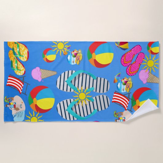 Strandtücher (Vorderseite)