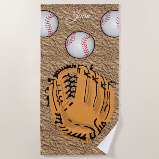 Strandtücher Baseball (Vorderseite)