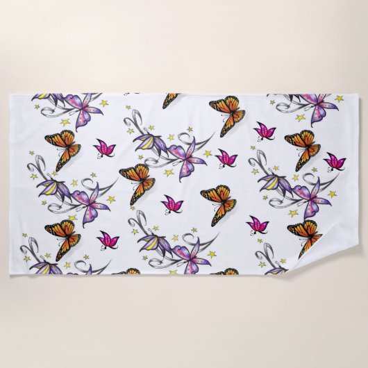 Strandtücher Butterfly (Vorderseite)