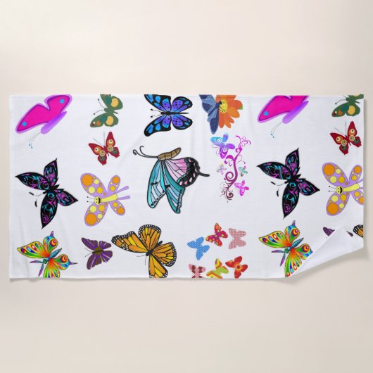 Strandtücher Butterfly (Vorderseite)