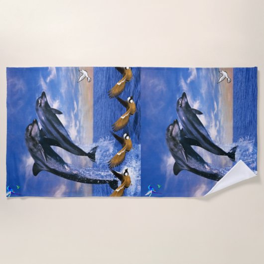 Strandtücher Delphins (Vorderseite)