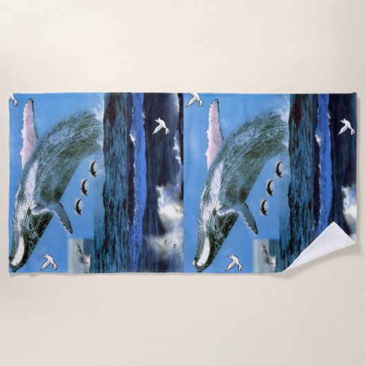 Strandtücher Delphins (Vorderseite)