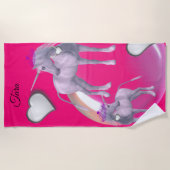 Strandtücher Einhorn (Vorderseite)