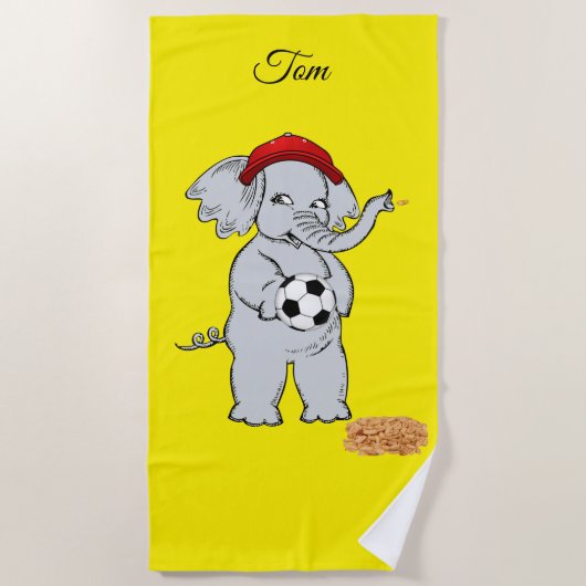 Strandtücher Elefant (Vorderseite)