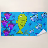 Strandtücher Fisch (Vorderseite)