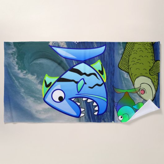 Strandtücher Fisch (Vorderseite)