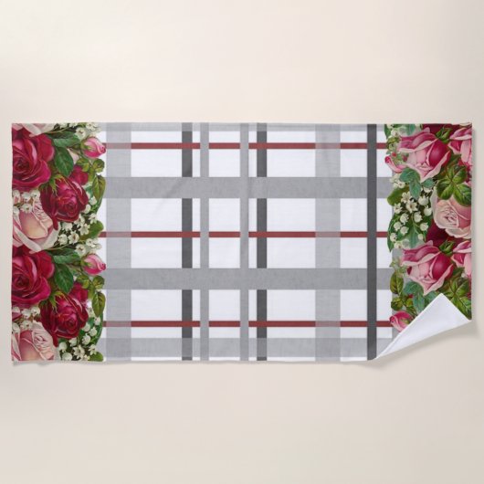 Strandtücher, Floral Strandtuch (Vorderseite)