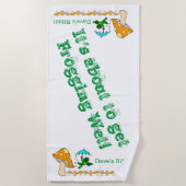 Strandtücher Frog Mushroom Ribbit (Vorderseite)