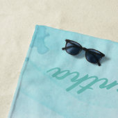 Strandtücher für Strandfarben, Monogram (Beispiel)