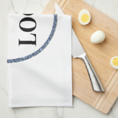 Strandtücher Personalisiertes Mit Monogramm LOGO Geschirrtuch (Viertel Falte)