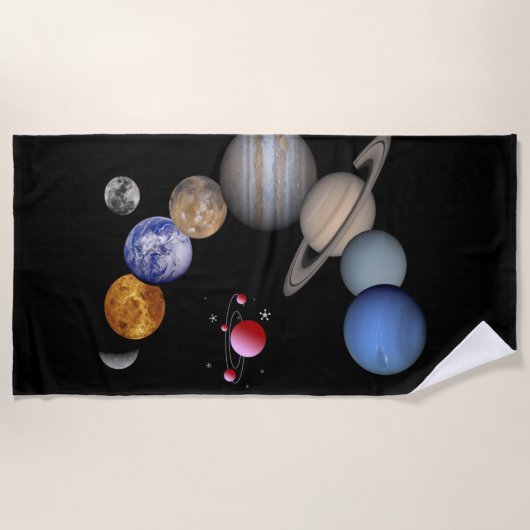 Strandtücher Planets (Vorderseite)
