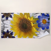 Strandtücher Sonnenblumen (Vorderseite)