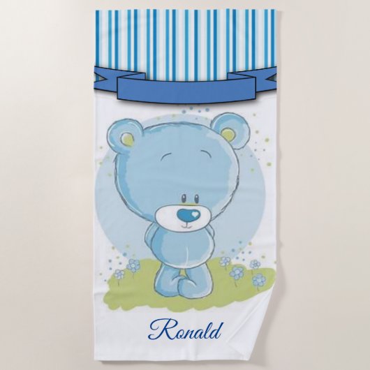 Strandtücher Teddybär (Vorderseite)