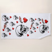 Strandtücher von Valentine (Vorderseite)