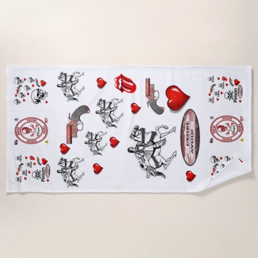 Strandtücher von Valentine (Vorderseite)